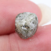 natural rough diamond grey with raw gemstone texture for jewelry making.