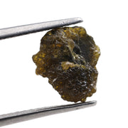 1.81 carat yellow natural diamond in raw, unpolished form for a custom ring design
