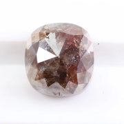 1.90 Ct cushion cut brown diamond loose stone with warm natural color and brilliant sparkle