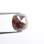 1.90 Ct cushion cut brown diamond loose stone with warm natural color and brilliant sparkle