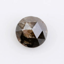 1.08Ct Natural Round Brilliant Cut Diamond Brownish-Grey Colored Diamond Loose Stone Use For Making Fine Jewelry 
