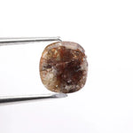 1.90 Ct cushion cut brown diamond loose stone with warm natural color and brilliant sparkle