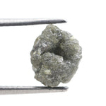 1.99 carat yellow natural diamond in rough, unpolished form for minimalist gold ring jewelry