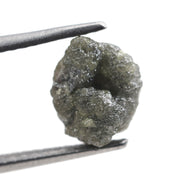 1.99 carat yellow natural diamond in rough, unpolished form for minimalist gold ring jewelry