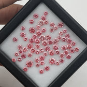 pink colour round diamond engagement rings, dell diamond round rock