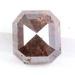 1.81 ct emerald cut brown natural diamond loose gemstone with step-cut facets for engagement ring or custom fine jewelry