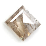 brown color lab grown diamond vs cubic zirconia 1.68 carat lab grown diamond