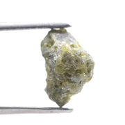 Uncut yellow natural diamond weighing 2.32 carats, shown as a loose rough stone for vintage-style gold ring jewelry.