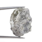 grey color old mine oval diamond with old euro diamonds fine look today