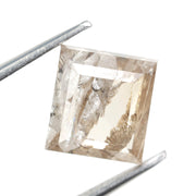 brown color lab grown diamond vs cubic zirconia 1.68 carat lab grown diamond