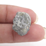 grey color old mine oval diamond with old euro diamonds fine look today