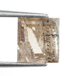 brown color lab grown diamond vs cubic zirconia 1.68 carat lab grown diamond