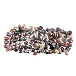 Natural rose cut diamonds in mixed shapes and colors – brown, grey & black, perfect for handmade jewelry