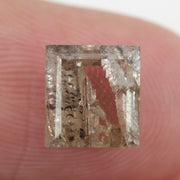 brown color lab grown diamond vs cubic zirconia 1.68 carat lab grown diamond