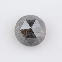 Fancy 1.49Ct Diamond Fancy Blackish -Grey Colored Diamond Round Polised Diamond For Jewelry Fine 