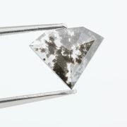Beautiful lab-grown diamond with intricate natural inclusions, showcasing brilliant clarity and unique cut, ethically sourced for a sustainable future.