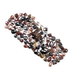 Natural rose cut diamonds in mixed shapes and colors – brown, grey & black, perfect for handmade jewelry