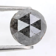 fancy 1.49ct diamond fancy blackish -grey colored diamond round polised diamond for jewelry fine 