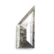 grey colour 3.30 carats lab grown diamond Shield diamond necklace lab grown cuban.