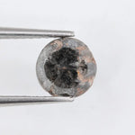 Fancy 1.49Ct Diamond Fancy Blackish -Grey Colored Diamond Round Polised Diamond For Jewelry Fine 