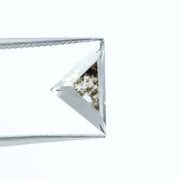 2.31 Ct Triangle Cut Salt & Pepper CVD Lab Grown Diamond Loose Stone for Custom Jewelry