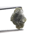 1.91 carat yellow natural diamond in raw form, a loose stone for creating delicate gold ring jewelry.