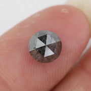 fancy 1.49ct diamond fancy blackish -grey colored diamond round polised diamond for jewelry fine 
