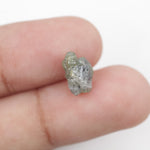 1.91 carat yellow natural diamond in raw form, a loose stone for creating delicate gold ring jewelry.