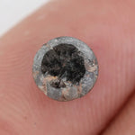 Fancy 1.49Ct Diamond Fancy Blackish -Grey Colored Diamond Round Polised Diamond For Jewelry Fine 