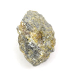 2.96 carat yellow raw diamond with a natural uncut appearance for creating a unique stackable ring.
