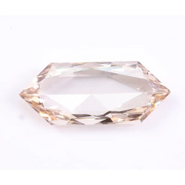 0.58 Ct Hexagon Cut DEF Color CVD Lab Grown Loose Diamond – Ethical Sustainable Luxury Stone for Custom Jewelry and Ring