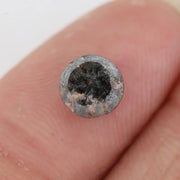 fancy 1.49ct diamond fancy blackish -grey colored diamond round polised diamond for jewelry fine 