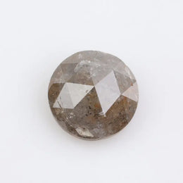 Fancy 1.13Ct Round Brilliant Cut Diamond Grey-Brown Colored Diamond Loose Stone For Fine Jewelry 