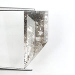 grey colour 3.30 carats lab grown diamond Shield diamond necklace lab grown cuban.