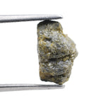 2.96 carat yellow raw diamond with a natural uncut appearance for creating a unique stackable ring.
