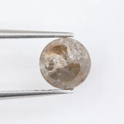 Fancy 1.13Ct Round Brilliant Cut Diamond Grey-Brown Colored Diamond Loose Stone For Fine Jewelry 