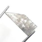 grey colour 3.30 carats lab grown diamond Shield diamond necklace lab grown cuban.