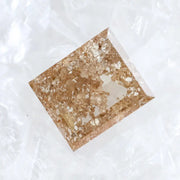1.40 Ct Fancy Brown Emerald Cut Lab Grown Diamond Loose Stone for Luxury Jewelry Design