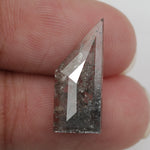 grey colour 3.30 carats lab grown diamond Shield diamond necklace lab grown cuban.