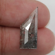grey colour 3.30 carats lab grown diamond Shield diamond necklace lab grown cuban.