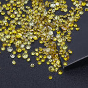 yellow colour vs-si round diamond ring round brilliant diamond cut