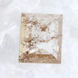 1.40 Ct Fancy Brown Emerald Cut Lab Grown Diamond Loose Stone for Luxury Jewelry Design