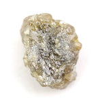 1.52 carat yellow natural diamond in its unpolished form for creating leaf-style jewelry designs.
