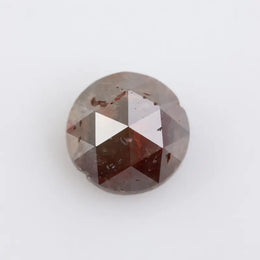 Round Polised Diamond Natural 1.49 Ct Brownish-Grey Colored Diamond For Custom Fine Jewelry Loose Stone 