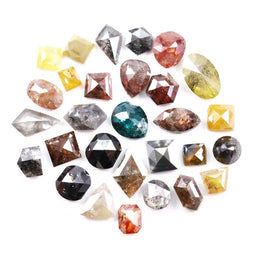 8.15 Ct Fancy Mix Natural Loose Diamond Lot, Antique Cut Rustic Diamond, Real Earth-Mined Gemstones