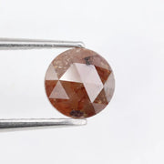 Natural 0.84Ct Red Colored Diamond Round Brilliant Cut Diamond Loose Stone For Making Jewelry 