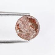 Natural 0.84Ct Red Colored Diamond Round Brilliant Cut Diamond Loose Stone For Making Jewelry 