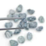 natural blue raw diamond for jewelry making