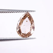 0.85 Ct Pear Cut Fancy Brown Lab Grown Diamond – Ethical CVD Loose Diamond for Fine Ring