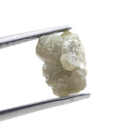 2.08 carat yellow natural diamond in raw, unpolished form for creating a personalized purpose ring.